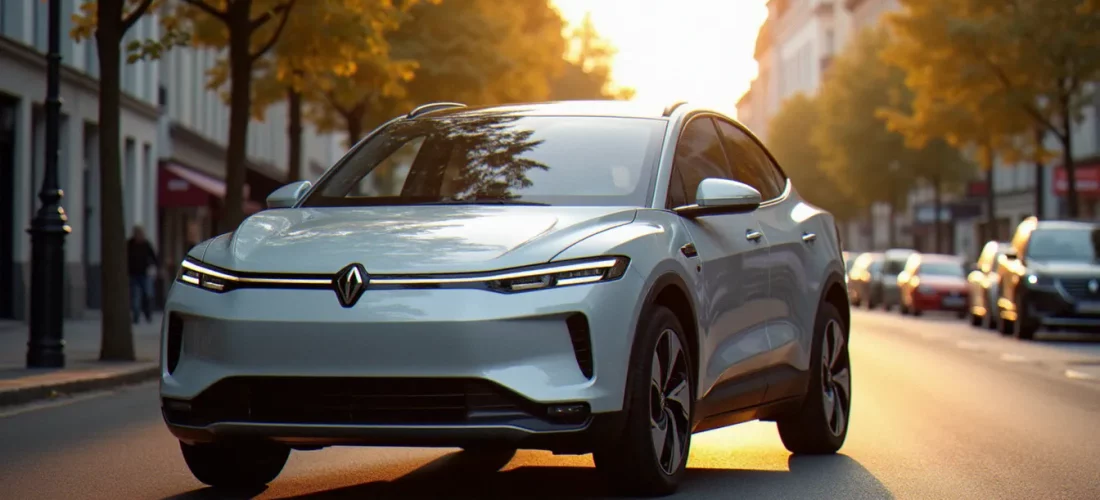Comparatif du meilleur auto électrique 2026 — SUV électrique moderne en conditions urbaines