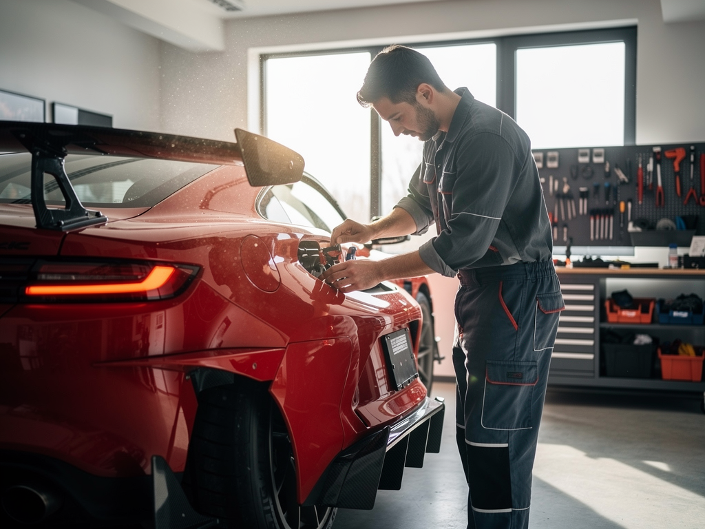 Atelier professionnel spécialisé kits carrosserie automobile