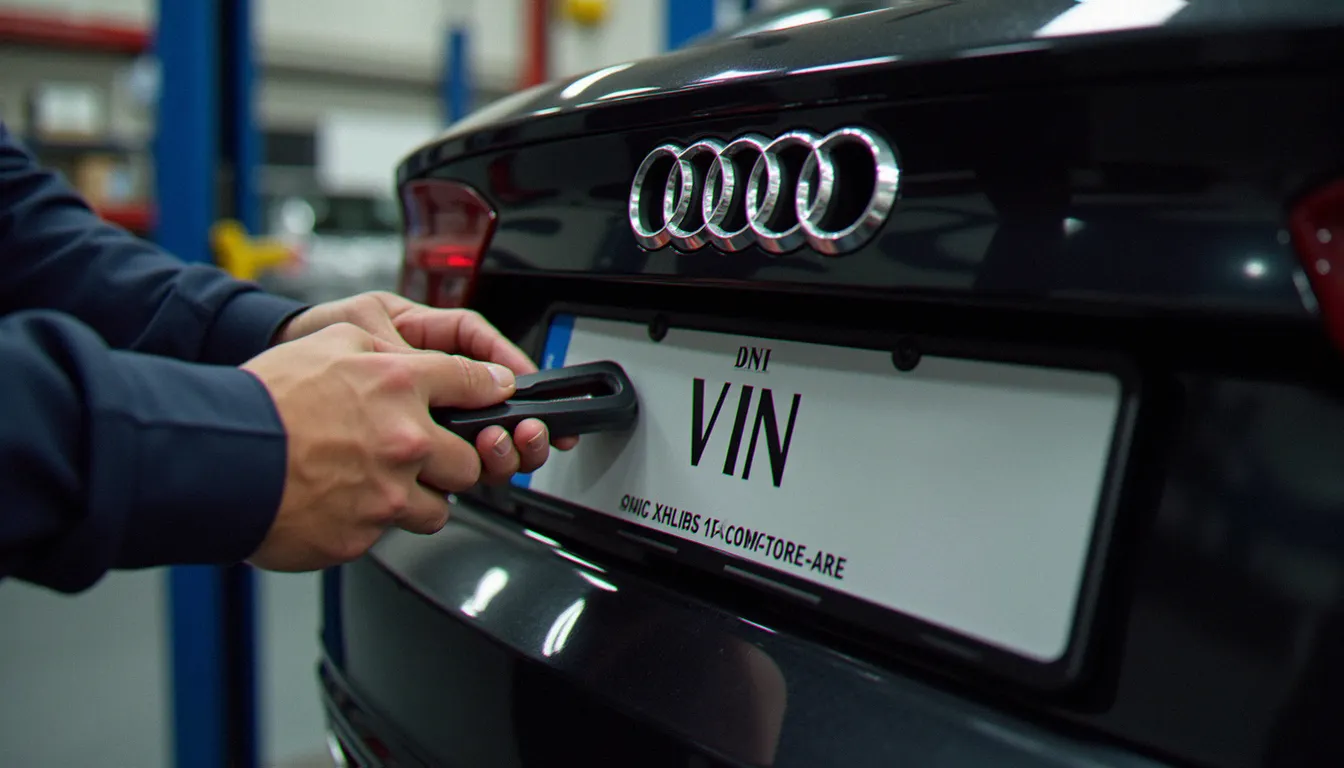 Vérification du VIN pour identifier les a7 auto pieces compatibles